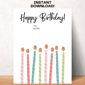 Alles Gute zum Geburtstag Fingerabdruck Kerzen Art Geburtstag Handabdruck Geburtstag Kerzen Kerzen Kerzen Handabdruck Geschenk Oma Opa Geburtstag basteln für Kinder Baby