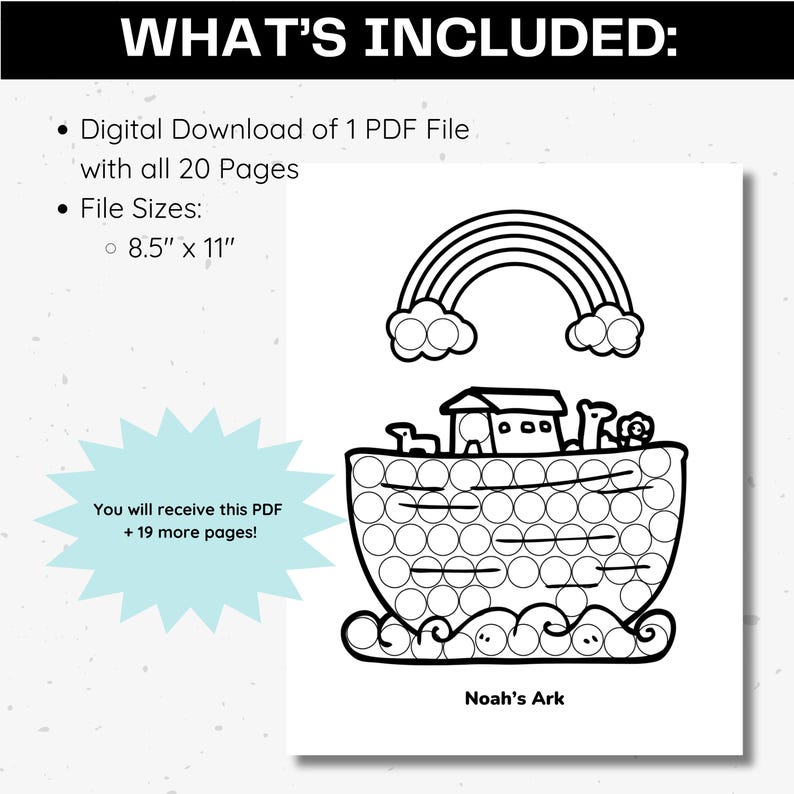 Church Dot Marker Bible Do a Dot Christian Coloring Pages Printable ...