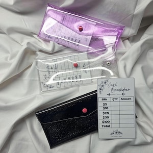 Glitz & Glam Bank Bags with Cash Breakdown Slip