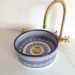 Handmade Wash Basin - High Quality Porcelain Ceramic Sink, Scratch and Stain Resistant, Multiple Colors, Traditional Craftsmanship