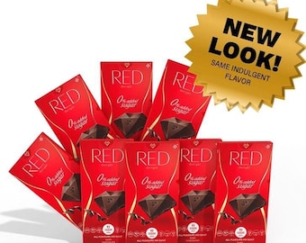 Chocolate negro 100 g ROJO Sin gluten Sin azúcar Envío gratis