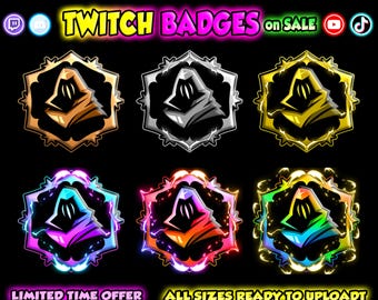 Badge Twitch per VALORANT: tema Samurai Warrior (download digitale)