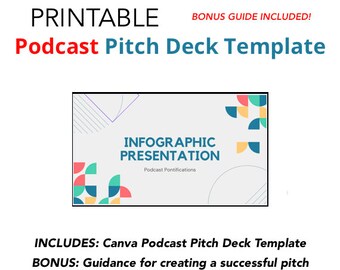 Podcast Pitch Deck Template Examples + How to write a podcast pitch