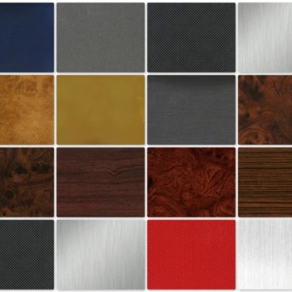 Woodgrain ABS sheets for instrument panels, switch panels, automotive trim