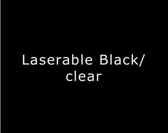 Rückseite glänzende schwarze Acrylfolie - für beleuchtete Instrumententafeln, Instrumententafeln und Beschilderungen