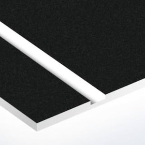 Engraving Plastic Black on White ABS Plastic Sheet – 24&quot; x 48&quot; x 1/16 or 3/16&quot;