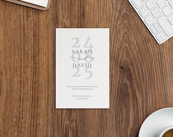 Modelo de convite de casamento, para impressão, modelo Canva, convite moderno, cartões de convite de casamento, modelo, moderno, modelos, casamento