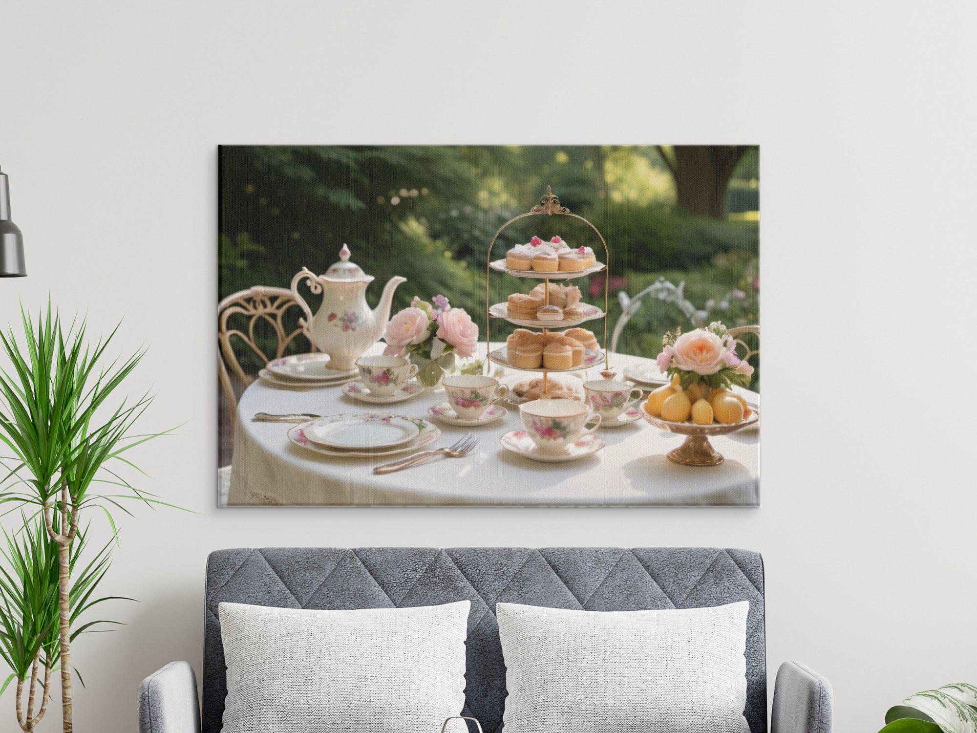 Vintage Afternoon Tea Party Digital Download, Elegant High Tea Setup ...