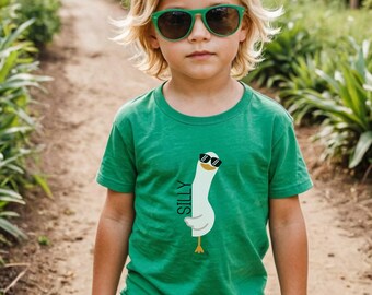 Silly goose shirt, Toddler shirt, toddler goose shirt, silly goose, funny shirt, toddler shirts, kids tshirt, goose shirts, goose tshirt,