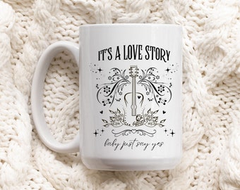 Taylor Ceramic Mug, (11oz, 15oz),  mug, merch, adult,  mug, coffee mug, Taylor, love story, coffee cup, Taylor fan,