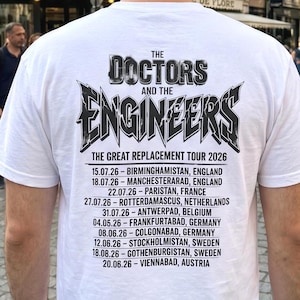 Camiseta divertida de TikTok con memes de médicos e ingenieros. Regalo de broma para hombres. Camiseta desquiciada con humor para adultos. Regalo perfecto para él.