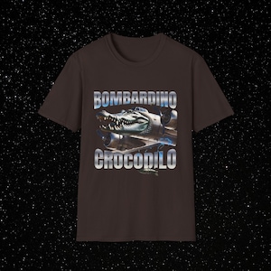 Italian Brainrot Tik Tok Meme Unisex T-Shirt | BOMBARDINO CROCODILO Tee Trallalero Trallallà Trending Apparel Funny Graphic gift for friends