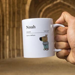 Personalised Chill Guy Meme Mug, Funny Coffee Mug, Custom Humorous Gift, Personalized Tea Cup, Joke Drinkware, Quirky Ceramic Mug 11oz