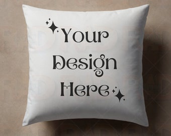 Pillow Mockup, Black and White Pillow Mockups, Printify Pillow Mockup, Pillow Mock Ups, Print on Demand Pillows Mockup