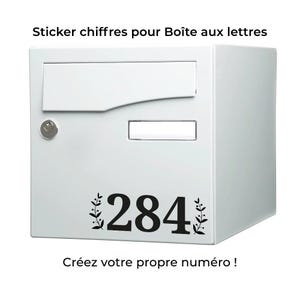 Pegatina de número de buzón, pegatina de número personalizada, pegatina de buzón