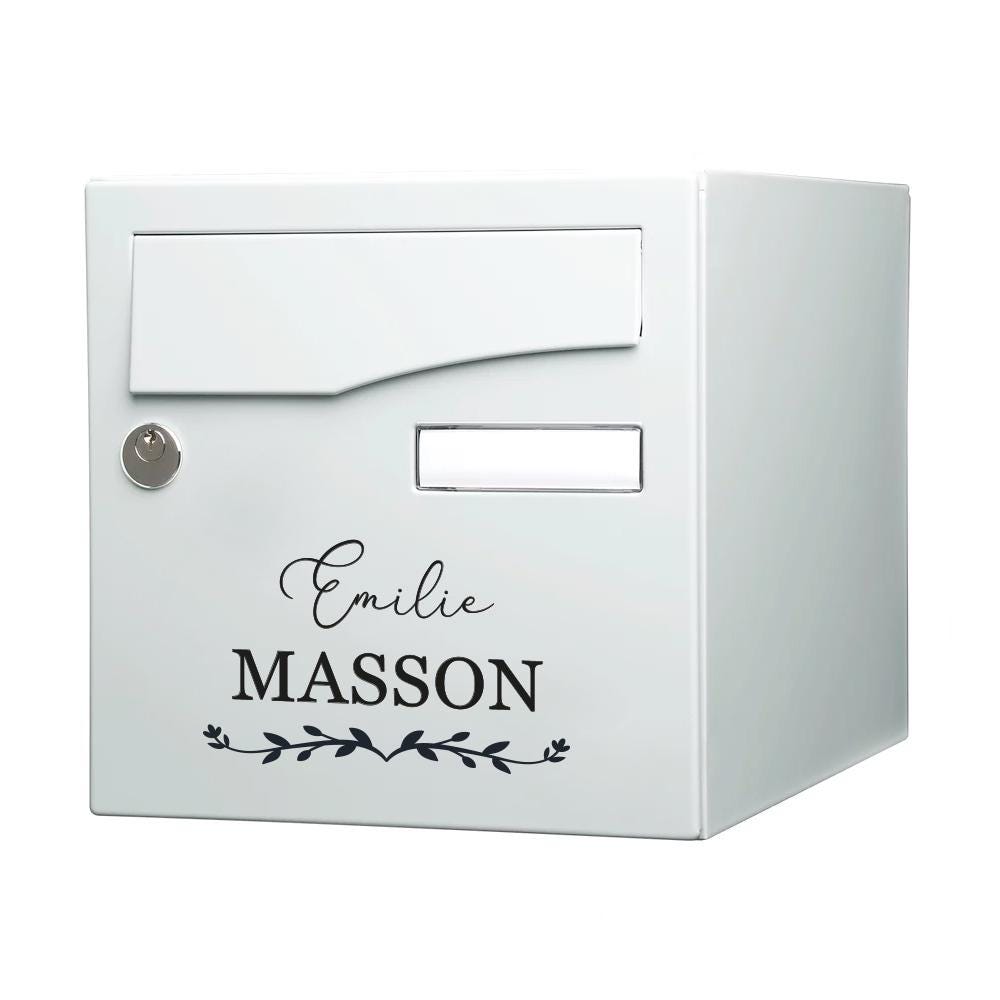 Lot De 8 Feuilles De 576 Lettres Autocollantes En Vinyle Pour Boîte Aux