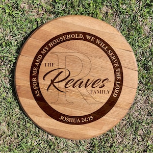 Gegraveerde Bourbon Barrel Head voor jubileum of bruiloft gastenboek