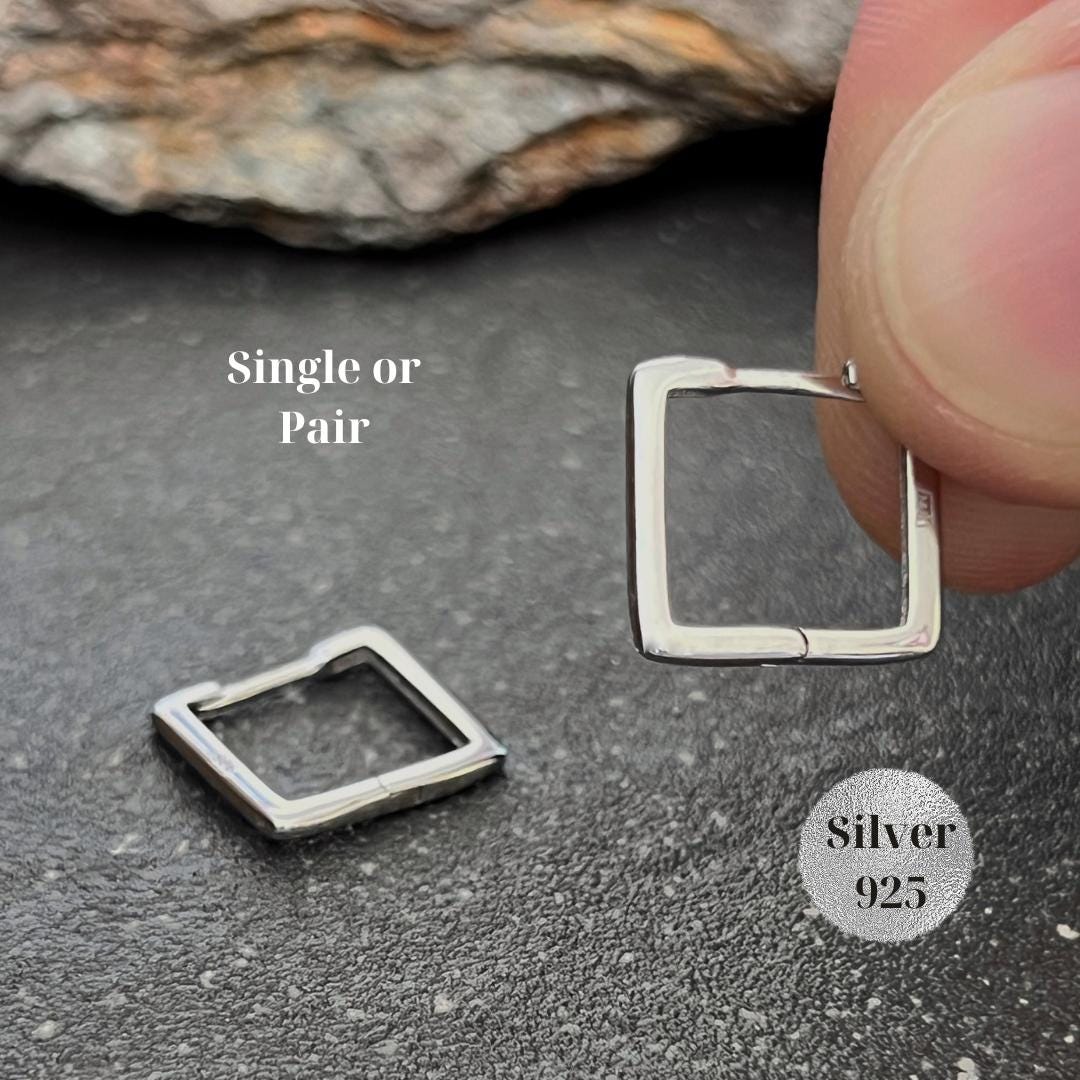 SMJEL Pendientes Geométricos De Acero Inoxidable Para Hombre Y Mujer Joyer A De Moda De