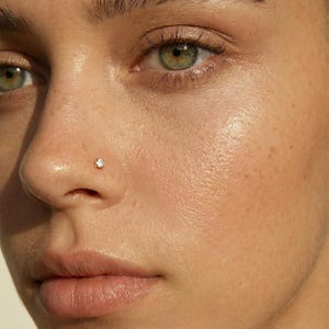Titan näsbensörhänge, CZ 20G näskristallörhängen 1.5 mm 2 mm kubisk zirkonia, liten näspinne i titan i implantatkvalitet, diamantformad näsborrpiercing