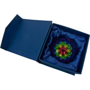 Sacred Geometry Glass Paper Weight- Flower of Life