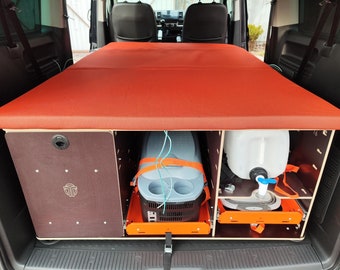 Camping Box for Your Minibus - CamperVan camping & Outdoors -Transform your everyday car into a camper in just 5 minutes!