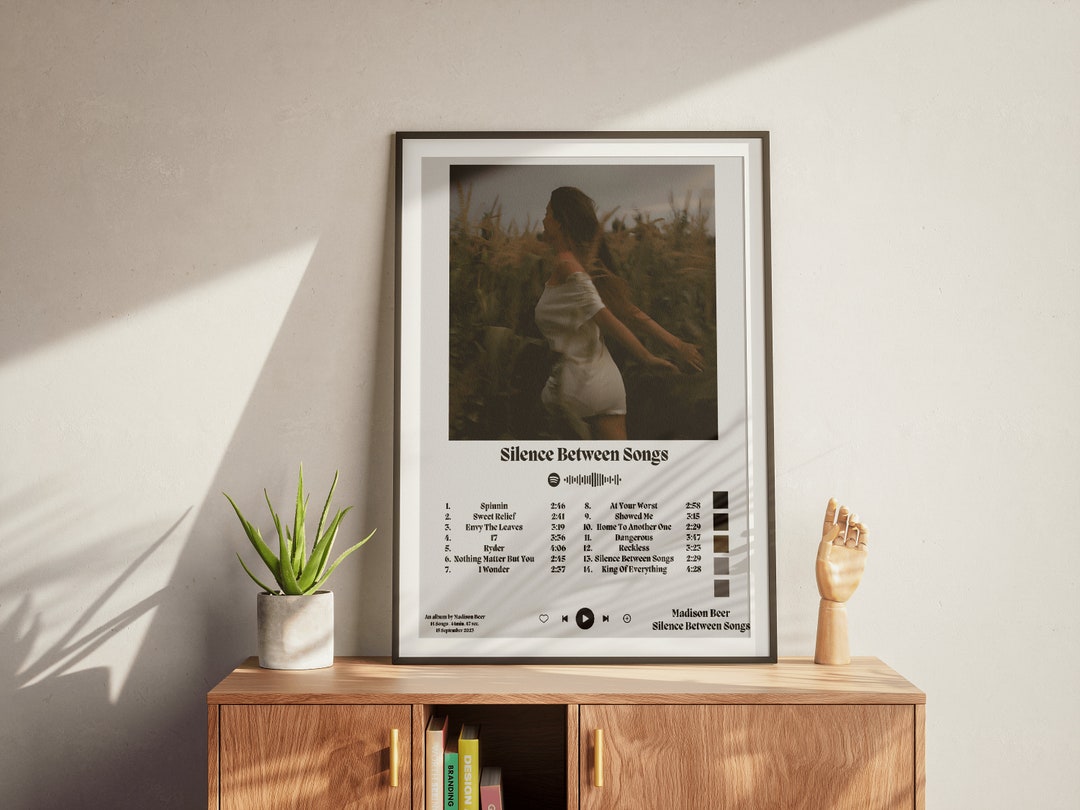 Madison Beer Silence Between Songs Album Cover Poster Print Music Wall madison-beer-silence-between-songs-album-cover-poster-print-music-wall