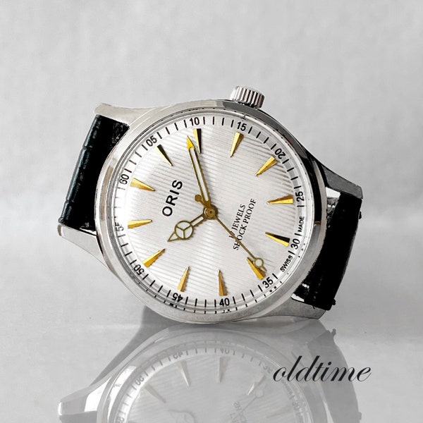 limited stock Vintage Oris Hand Winding Wrist watch  FHF Movement ST-96 Swiss