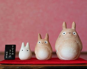 スタジオジブリ公式トトロ信楽焼陶器フィギュアセット（日本より発送）