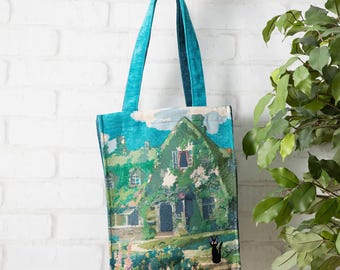 Kiki's Delivery Service Gobelin Tote Bag, Jiji and Okino Residence, Studio Ghibli