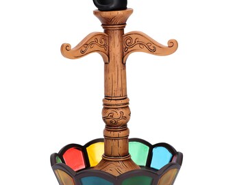 Official Studio Ghibli Jiji Key Hook With Stained Glass Tray - Etsy