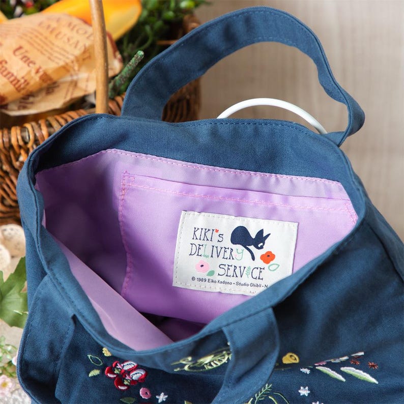 Studio Ghibli Kikis Delivery Service Embroidered Lunch Bag for Office