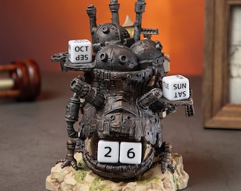 Authentic Studio Ghibli Howls Moving Castle Limited Edition Perpetual Calendar Shipped From Japan