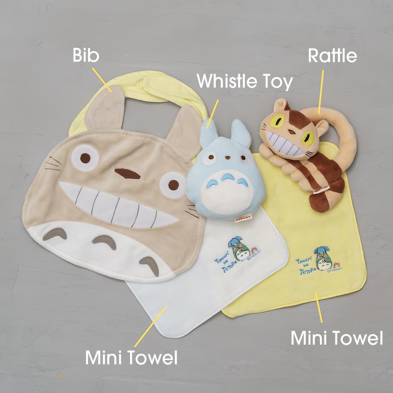Official Studio Ghibli Personalized Totoro Baby Gift Set Shipped from Japan image 3