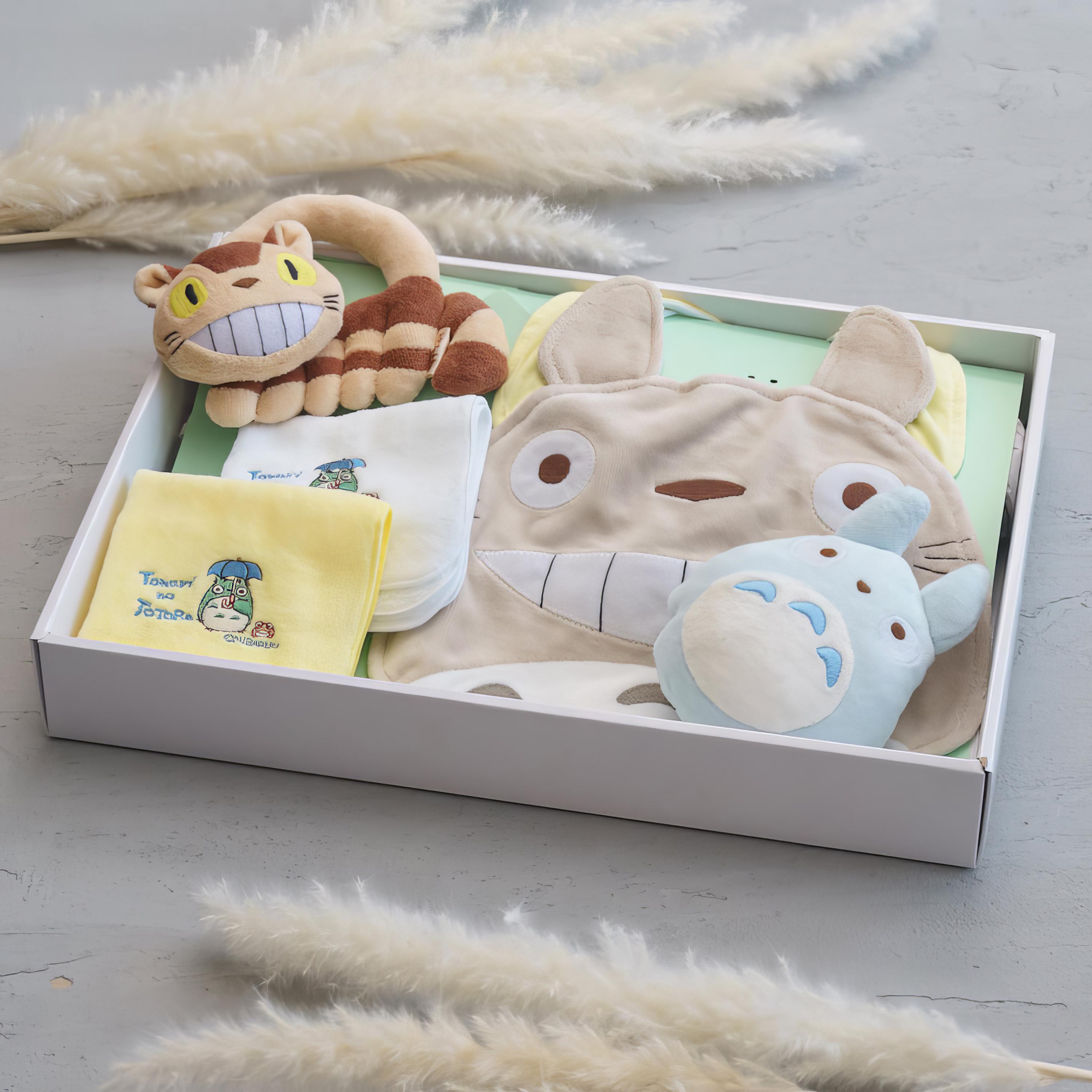 【★安心の定価販売★】 刺繍サービス始めました となりのトトロ 5点セット ベビーギフト バッグ