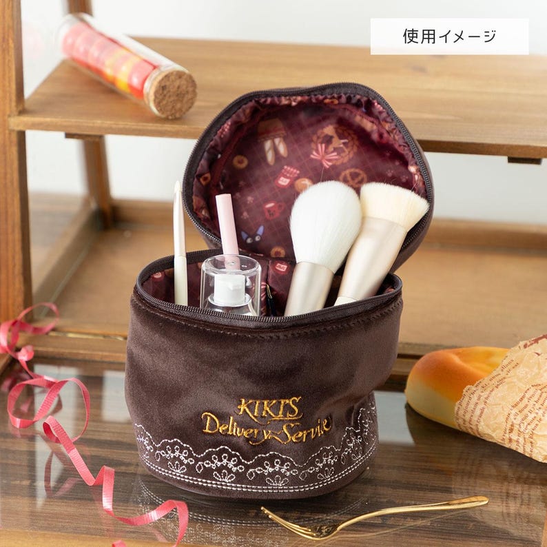 Official Studio Ghibli Kikis Delivery Service Velour Chocolate Cake Pouch image 2