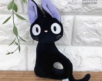 Official Studio Ghibli Kikis Delivery Service Jiji Plush Baby Rattle