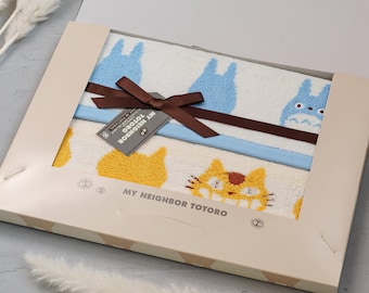 "Offizielles Studio Ghibli ""Mein Nachbar"" Totoro Geschenkset aus Baumwolle."