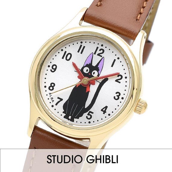 スタジオジブリ セイコー アルバ 魔女の宅急便 ジジ 腕時計 レディース 