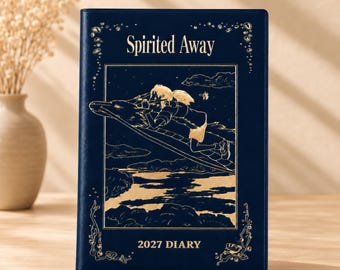Spirited Away 2027 B6 Planner, Chihiro and Haku, Studio Ghibli Schedule Book