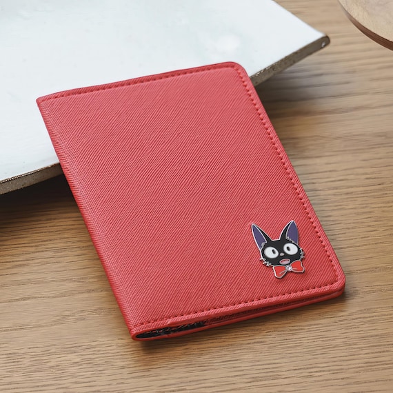 Official Studio Ghibli Jiji Passport Case Travel Wallet Shipped