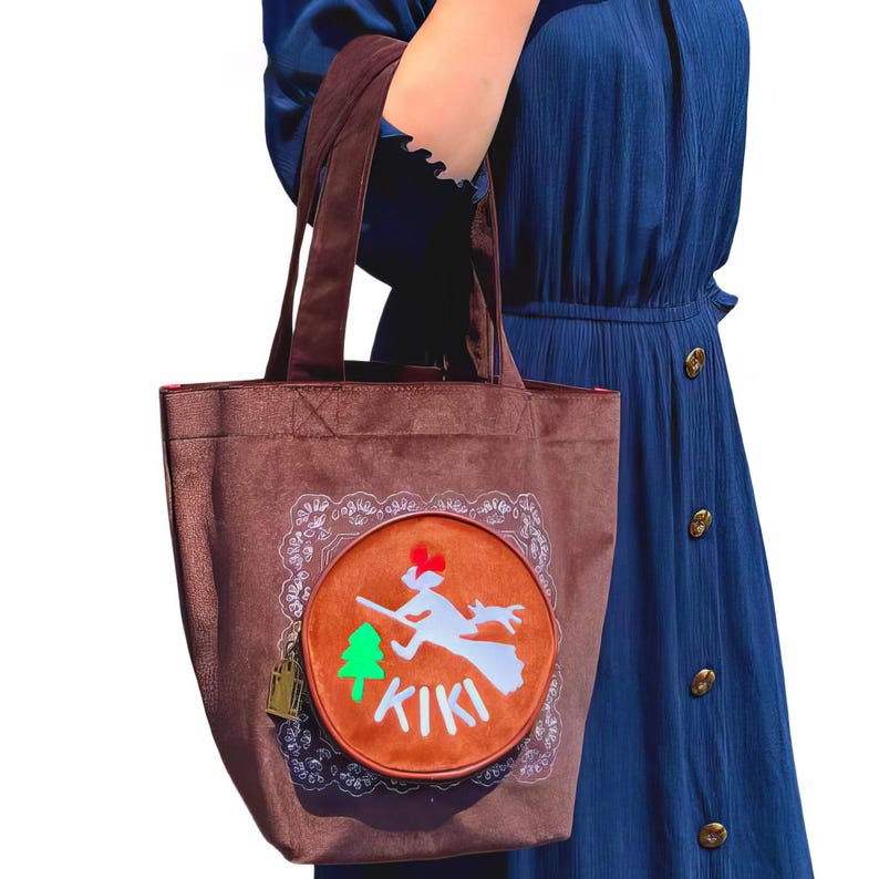 Studio Ghibli Kikis leveransservice Velour Mini Tote Bag bild 8