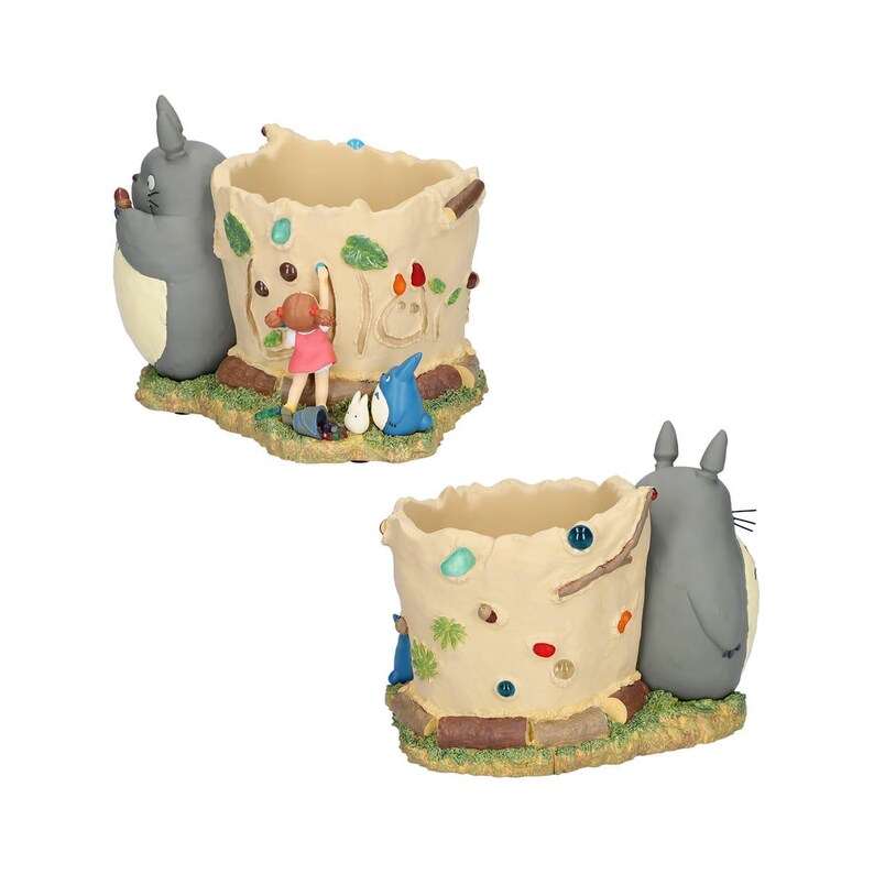 Diorama oficial de Studio Ghibli "Mi vecino Totoro" con figura y maceta, dibujo de Mei, procedente de Japón. imagen 13