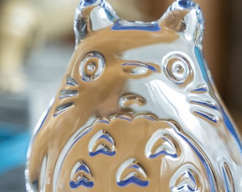 Official Studio Ghibli Totoro Crystal Glass Paperweight Shipped from Japan