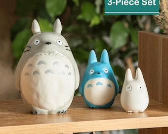 Official Studio Ghibli My Neighbor Totoro Porcelain Figurine Set Shipped from Japan