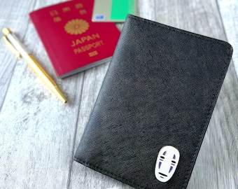 Official Studio Ghibli No Face Passport Case Travel Wallet Shipped from Japan