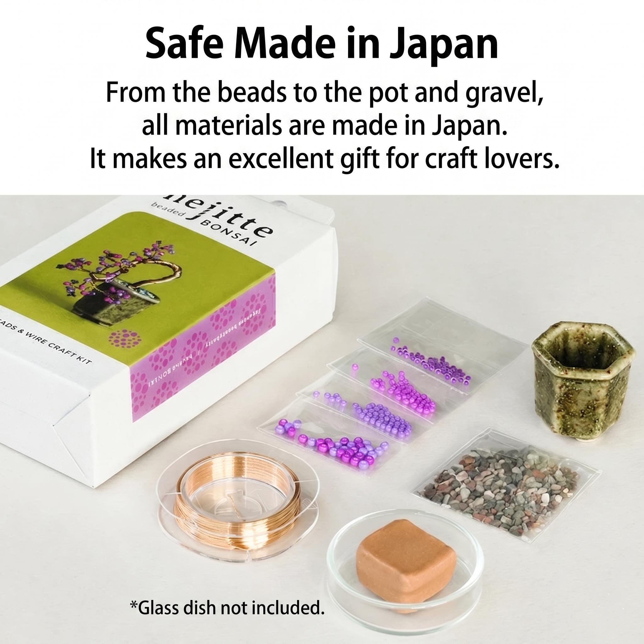Nejitte Bead Bonsai Kit Wintersweet Miniature Japanese Craft
