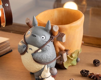Studio Ghibli My Neighbor Totoro Basket Planter Cover 3 Inch Plant Pot