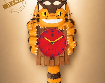 Official Studio Ghibli Catbus Pendulum Clock My Neighbor Totoro Limited Edition