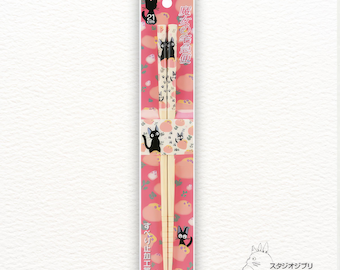 Official Studio Ghibli Kikis Delivery Jiji Rose Bamboo Non Slip Chopsticks