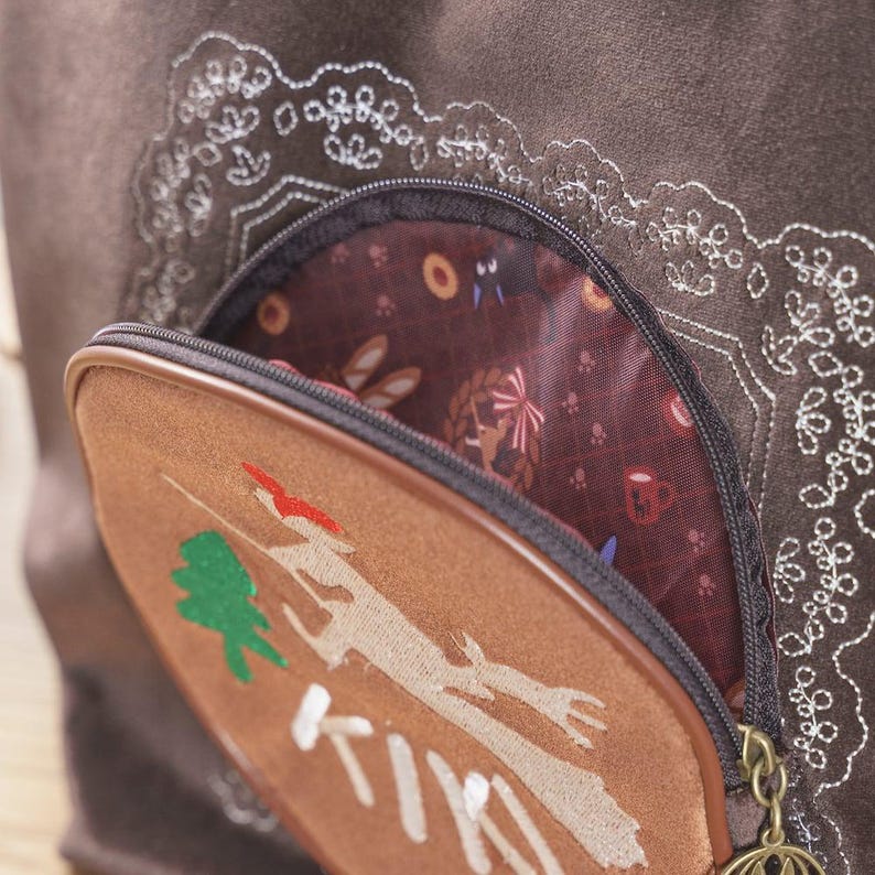 Studio Ghibli Kikis leveransservice Velour Mini Tote Bag bild 5